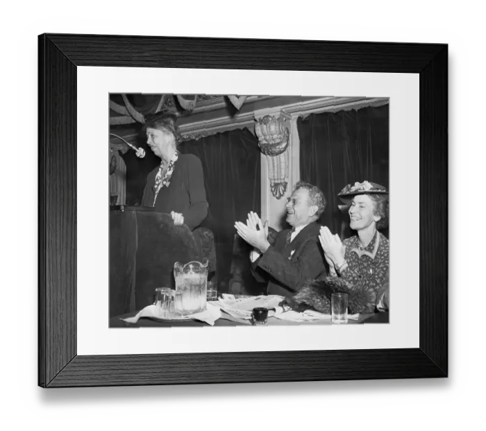 Framed Print : Eleanor Roosevelt, Sidney Hillman and Dorothy Bellanca at Union Convention Framed Print : Eleanor Roosevelt, Sidney Hillman and Dorothy Bellanca at Union Convention