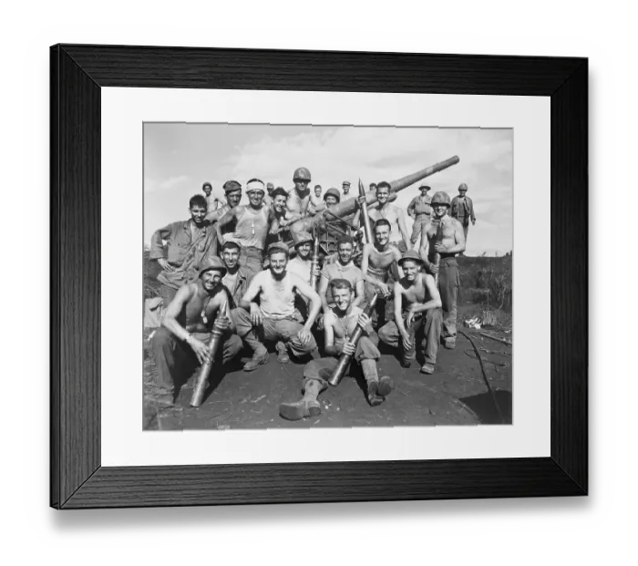Framed Print : American Soldiers During World War II Framed Print : American Soldiers During World War II