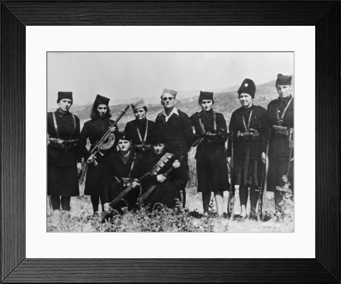 Framed Print : Chetnik Women Fighters: WWII in Yugoslavia Framed Print : Chetnik Women Fighters: WWII in Yugoslavia