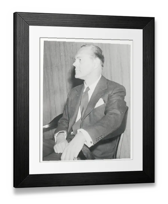 Framed Print : James Cromwell in Pensive Mood Framed Print : James Cromwell in Pensive Mood