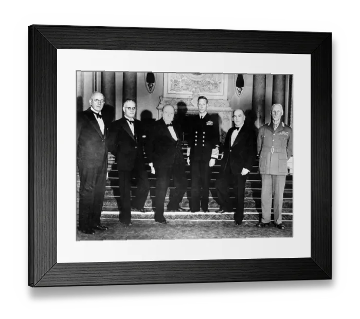 Framed Print : King George VI and Dominion Leaders Framed Print : King George VI and Dominion Leaders