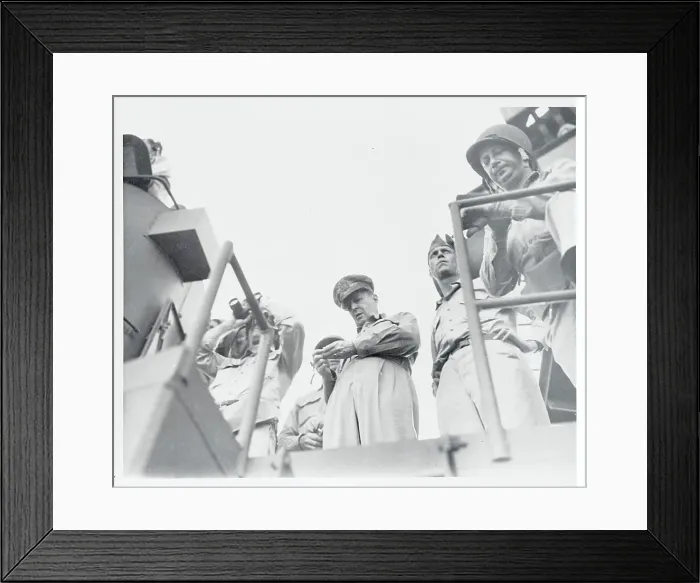 Framed Print : Douglas MacArthur Looking at His Watch Framed Print : Douglas MacArthur Looking at His Watch
