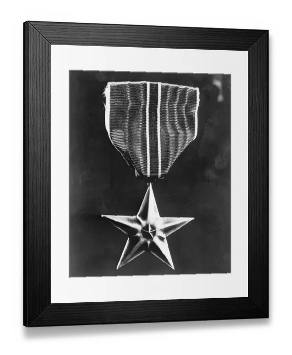 Framed Print : Bronze Star Medal Framed Print : Bronze Star Medal