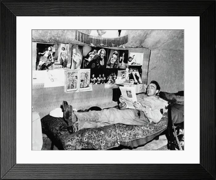 Framed Print : Pin-Ups Cave Man Framed Print : Pin-Ups Cave Man