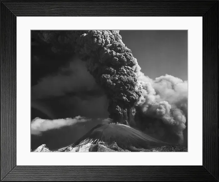 Framed Print : Aerial Of Mt. Vesuvius Erupting Framed Print : Aerial Of Mt. Vesuvius Erupting