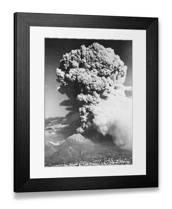 Framed Print : Mt. Vesuvius Eruption Framed Print : Mt. Vesuvius Eruption