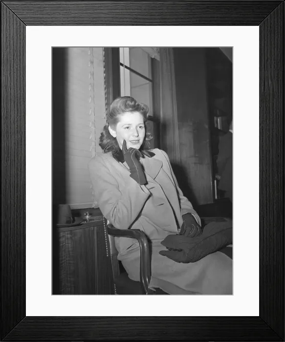 Framed Print : Portrait of Joan Barry