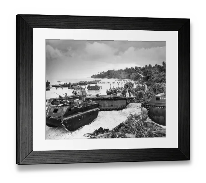 Framed Print : Invasion Of The Island Of Emirau Framed Print : Invasion Of The Island Of Emirau
