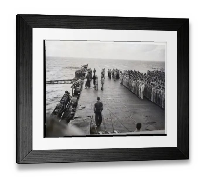 Framed Print : Burial at Sea