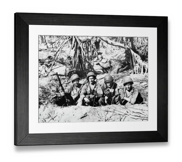 Framed Print : Ohio Soldiers, 105th infantry Framed Print : Ohio Soldiers, 105th infantry
