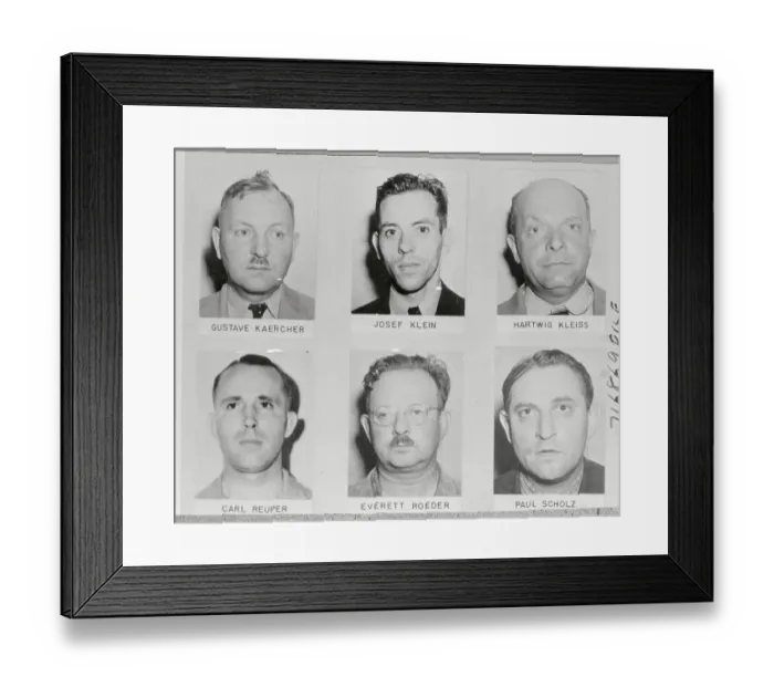 Framed Print : Duquesny Spy Ring