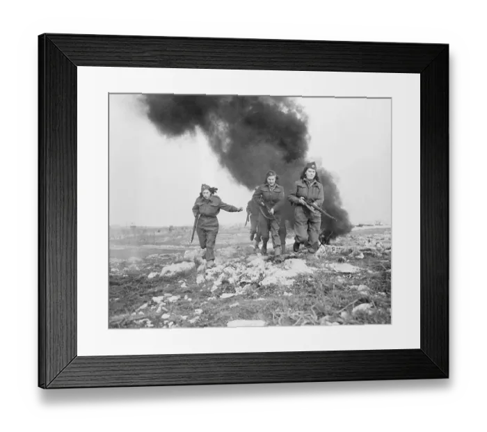 Framed Print : Female Guerrillas Training Framed Print : Female Guerrillas Training