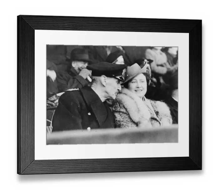 Framed Print : King Haakron and Queen Elizabeth Framed Print : King Haakron and Queen Elizabeth