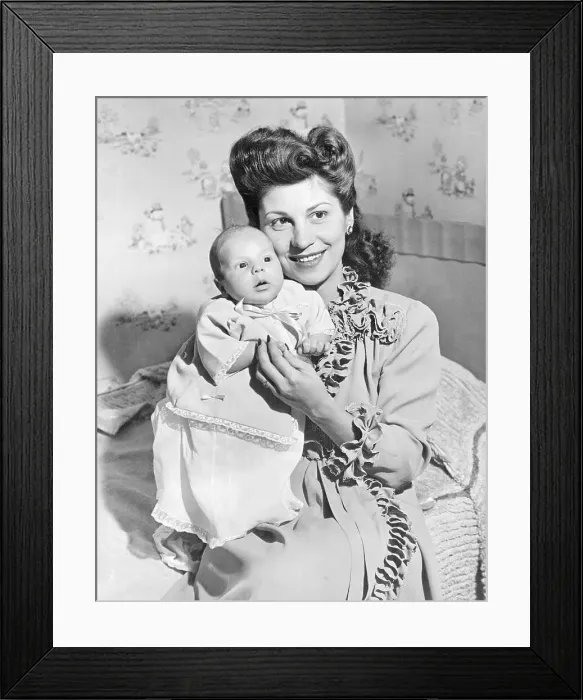 Framed Print : Frank Sinatra, Jr. with Mother Framed Print : Frank Sinatra, Jr. with Mother