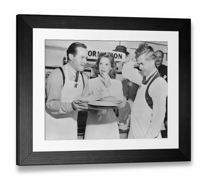 Framed Print : Vice President Henry Wallace and Entertainers While Servicing Troops Framed Print : Vice President Henry Wallace and Entertainers While Servicing Troops