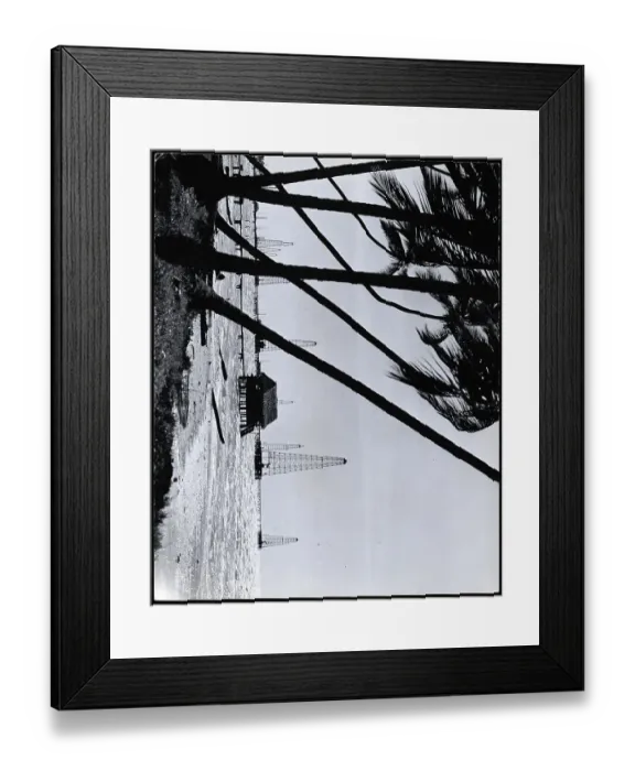 Framed Print : Oil Drilling Platforms on Lake Maracaibo Framed Print : Oil Drilling Platforms on Lake Maracaibo