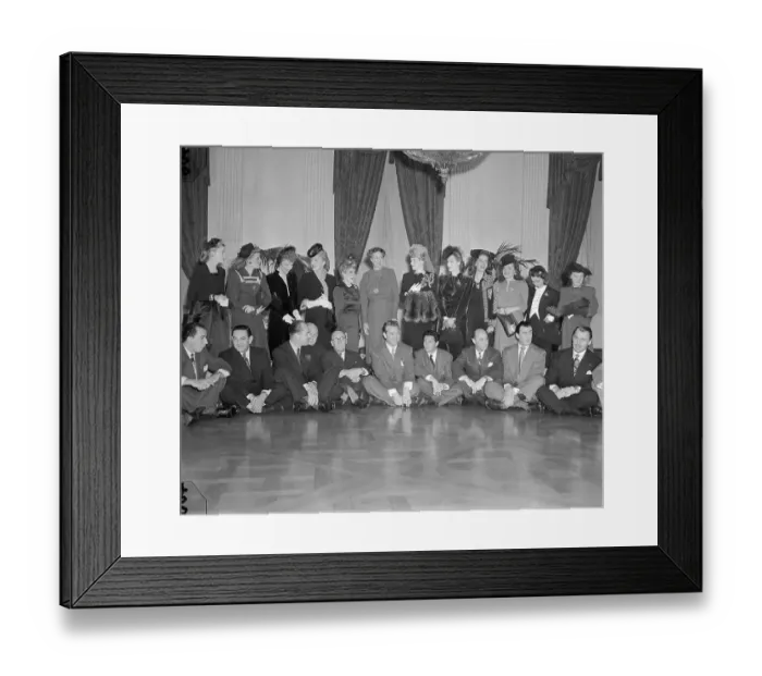 Framed Print : Birthday Party for President Roosevelt Framed Print : Birthday Party for President Roosevelt