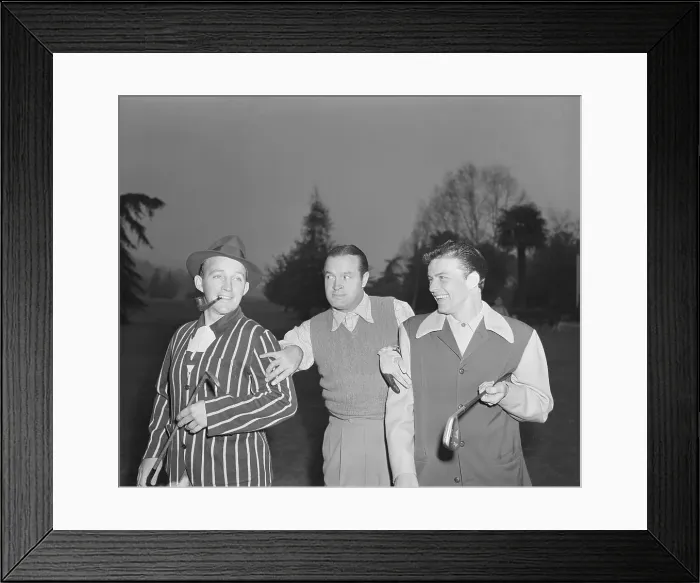 Framed Print : Hope, Crosby and Sinatra Play Golf Framed Print : Hope, Crosby and Sinatra Play Golf