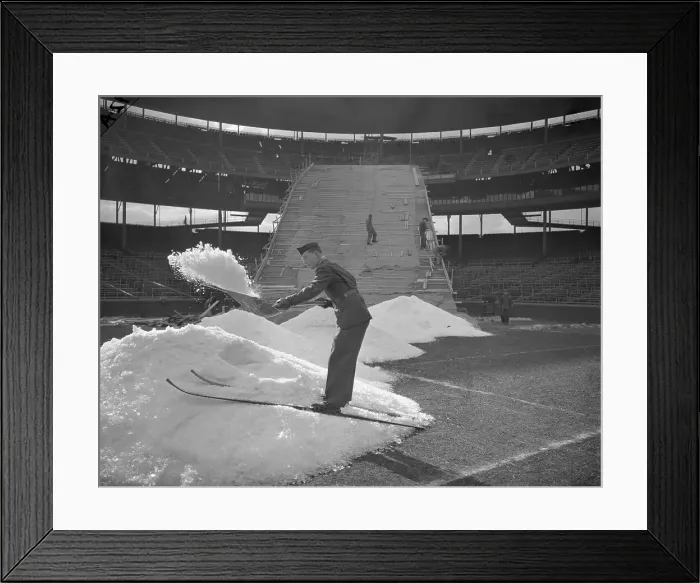 Framed Print : From Home Run to Ski Run Framed Print : From Home Run to Ski Run