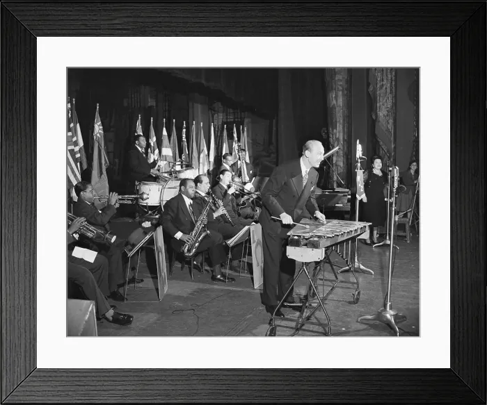 Framed Print : All American Jazz Band Performing Concert Framed Print : All American Jazz Band Performing Concert