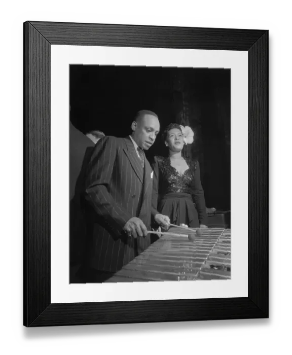 Framed Print : Billie Holiday and Lionel Hampton at Metropolitan Opera House Framed Print : Billie Holiday and Lionel Hampton at Metropolitan Opera House