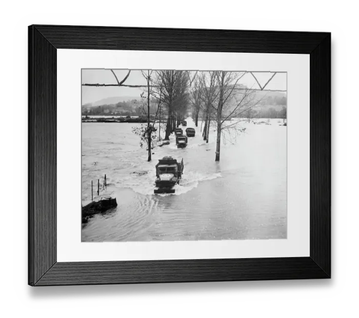 Framed Print : Yank Convoy on Western Front Framed Print : Yank Convoy on Western Front