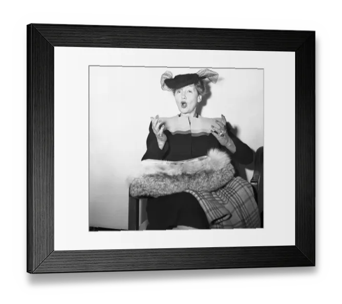Framed Print : Hedda Hopper Talking at Grand Jury Framed Print : Hedda Hopper Talking at Grand Jury
