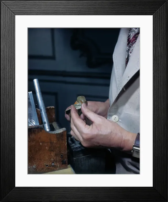 Framed Print : Cutting a Diamond Framed Print : Cutting a Diamond