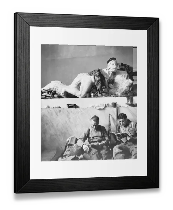 Framed Print : British Soldiers in Their Barracks