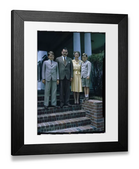 Framed Print : Thomas E. Dewey Outdoors with Family Framed Print : Thomas E. Dewey Outdoors with Family