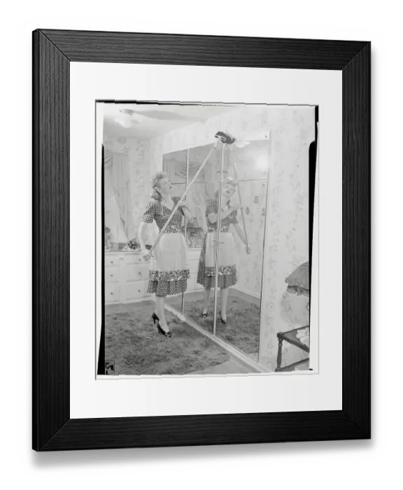 Framed Print : Lucille Ball Washing Mirror Framed Print : Lucille Ball Washing Mirror