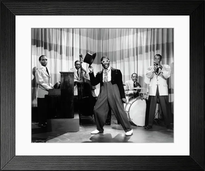 Framed Print : Louis Jordan and His Tympani Five Framed Print : Louis Jordan and His Tympani Five