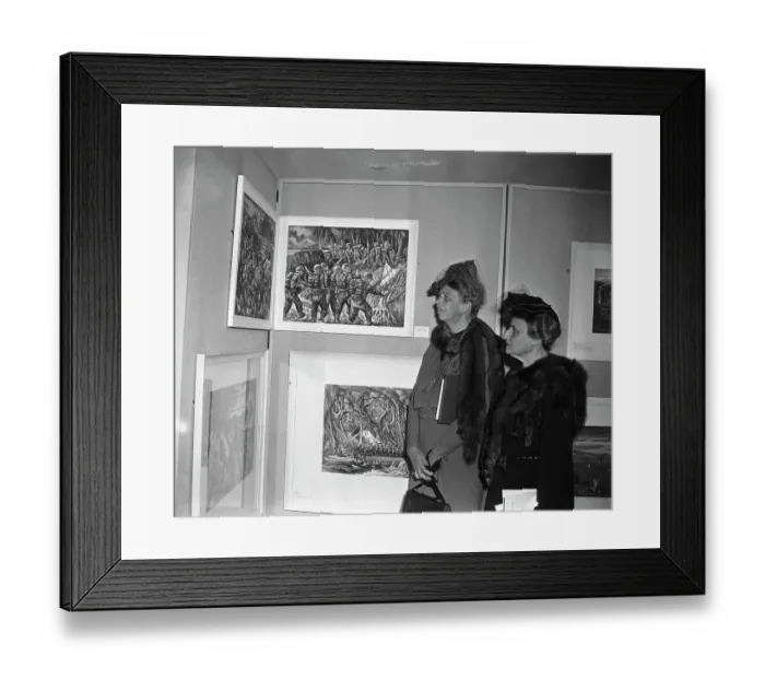 Framed Print : Eleanor Roosevelt and Mrs. Henry Morgenthau Jr Framed Print : Eleanor Roosevelt and Mrs. Henry Morgenthau Jr