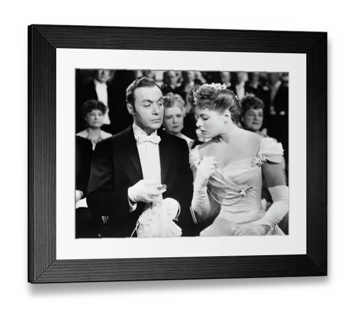 Framed Print : Charles Boyer And Ingrid Berman Framed Print : Charles Boyer And Ingrid Berman
