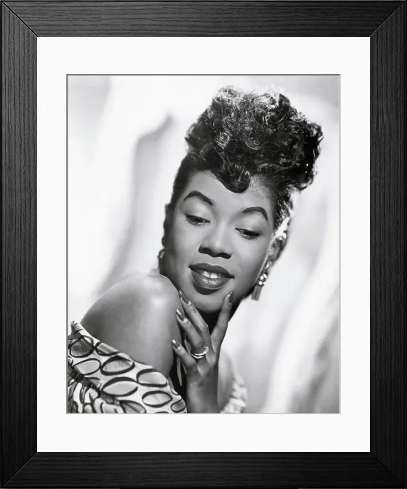 Framed Print : Sarah Vaughn Framed Print : Sarah Vaughn
