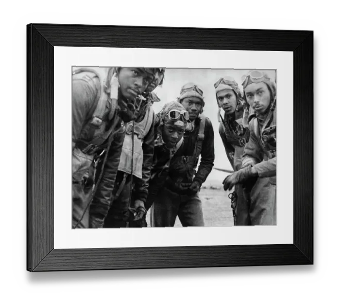 Framed Print : Tuskegee Airmen in Italy Framed Print : Tuskegee Airmen in Italy