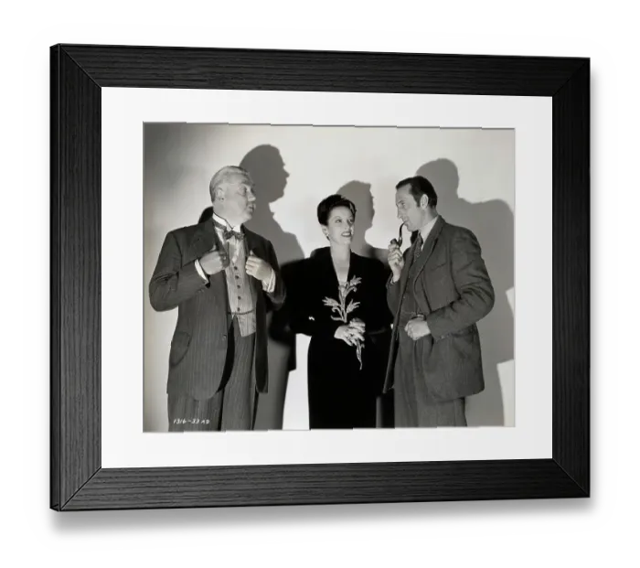 Framed Print : Actors From Sherlock Holmes Movie Posing Framed Print : Actors From Sherlock Holmes Movie Posing