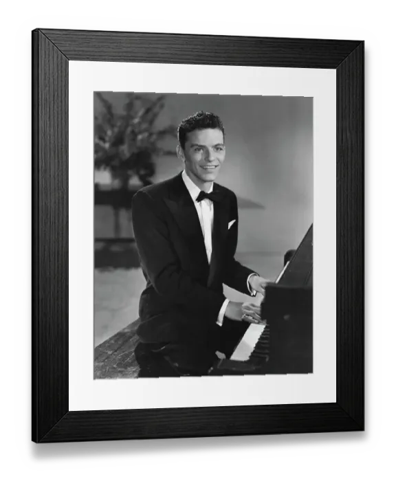 Framed Print : Young Frank Sinatra at Piano Framed Print : Young Frank Sinatra at Piano