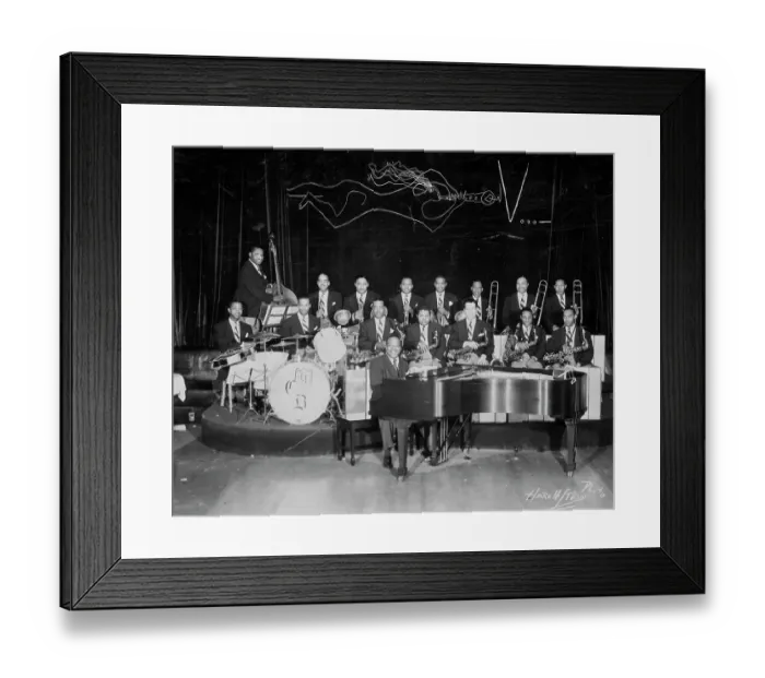 Framed Print : Count Basie and His Orchestra Framed Print : Count Basie and His Orchestra