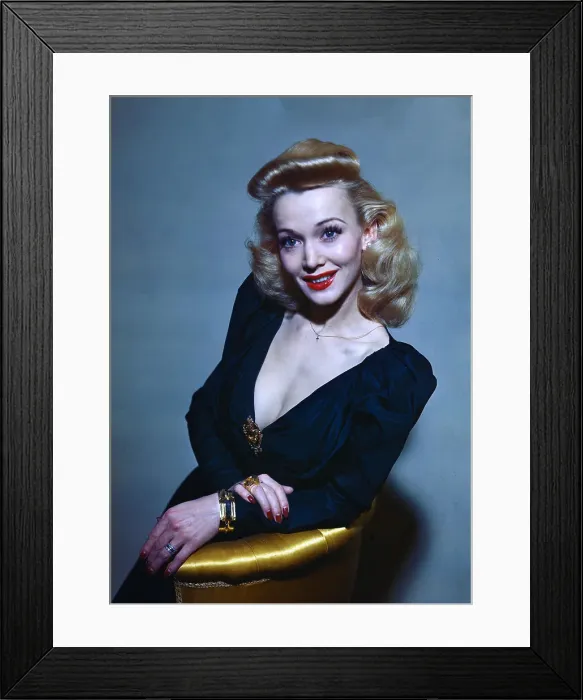 Framed Print : Actress Carole Landis Framed Print : Actress Carole Landis