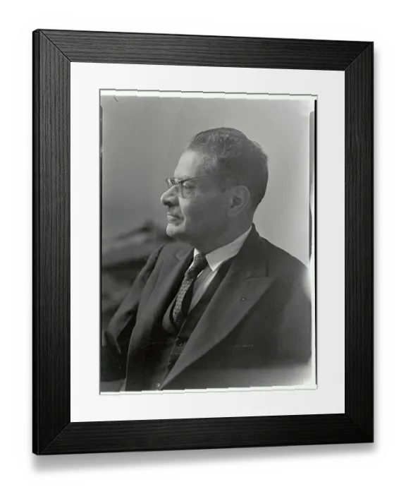 Framed Print : Profile Portrait of Jose Clemente Orozco Framed Print : Profile Portrait of Jose Clemente Orozco