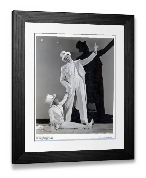 Framed Print : Cab Calloway and Young Boy