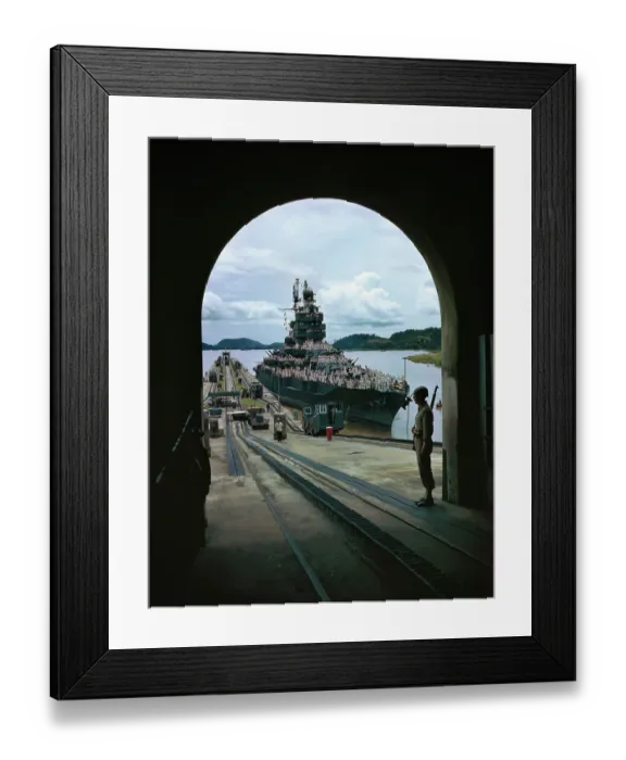 Framed Print : Ship Entering Panama Canal Framed Print : Ship Entering Panama Canal