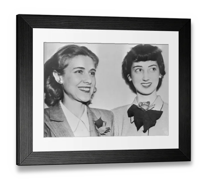 Framed Print : Portrait of Clare Boothe Luce and Daughter Framed Print : Portrait of Clare Boothe Luce and Daughter
