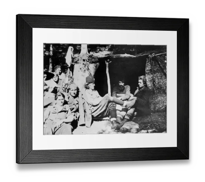 Framed Print : Chetnik Bacovic During War in Rural Homeland Framed Print : Chetnik Bacovic During War in Rural Homeland