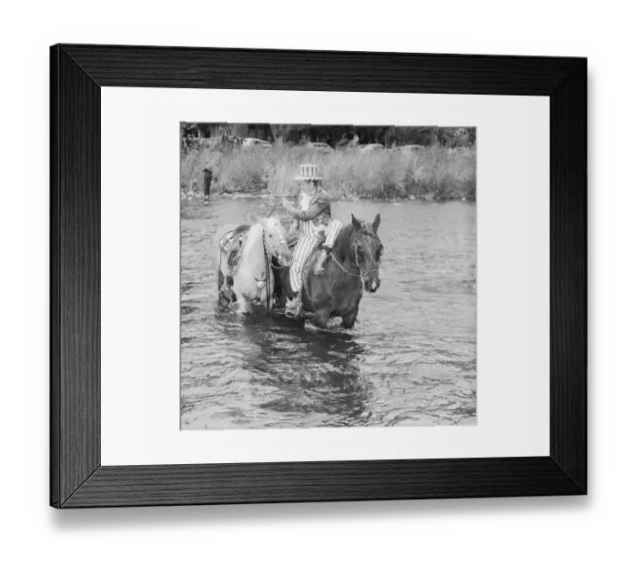Framed Print : Changing Horses in Midstream Framed Print : Changing Horses in Midstream