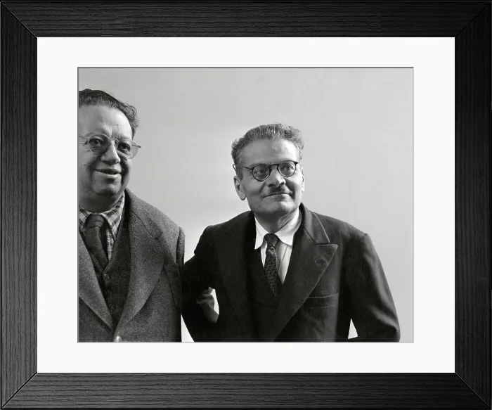 Framed Print : Diego Rivera and Jose Clemente Orozco Framed Print : Diego Rivera and Jose Clemente Orozco