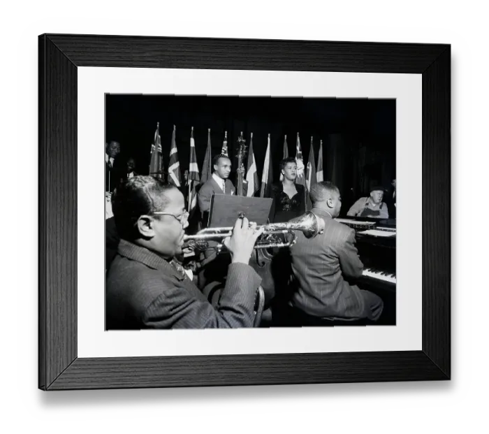 Framed Print : Jazz Musicians Performing in Concert Framed Print : Jazz Musicians Performing in Concert