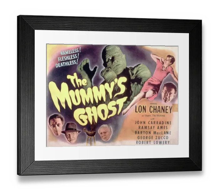 Framed Print : Movie Poster for The Mummy's Ghost Framed Print : Movie Poster for The Mummy's Ghost
