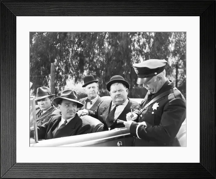 Framed Print : Laurel and Hardy in The Big Noise Framed Print : Laurel and Hardy in The Big Noise